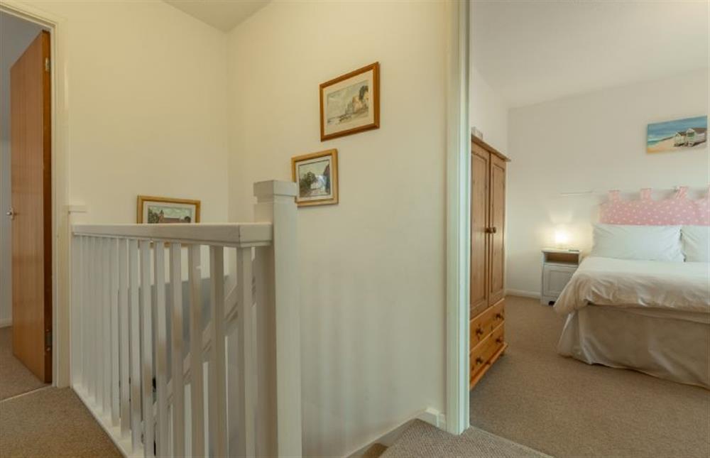 First floor: Landing and bedroom two at 4 Langford Cottages, Ringstead near Hunstanton