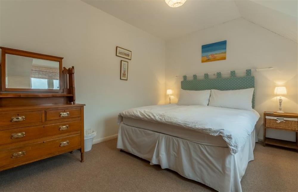 First floor: The master bedroom is spacious at 4 Langford Cottages, Ringstead near Hunstanton
