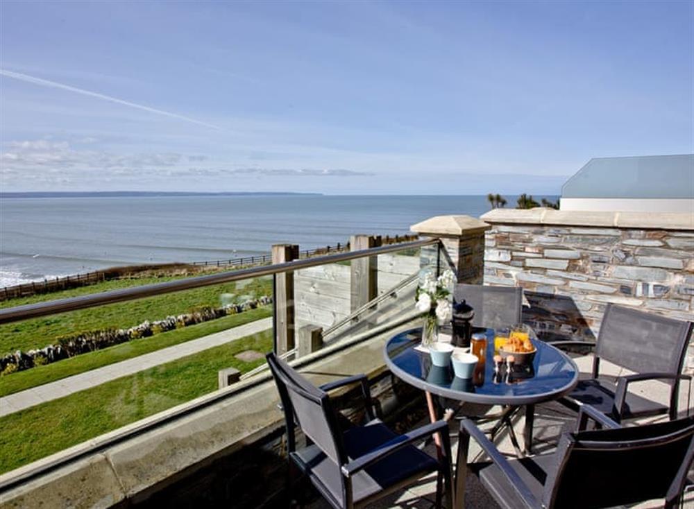 Balcony at 4 Ocean Point in Saunton & Braunton, North Devon