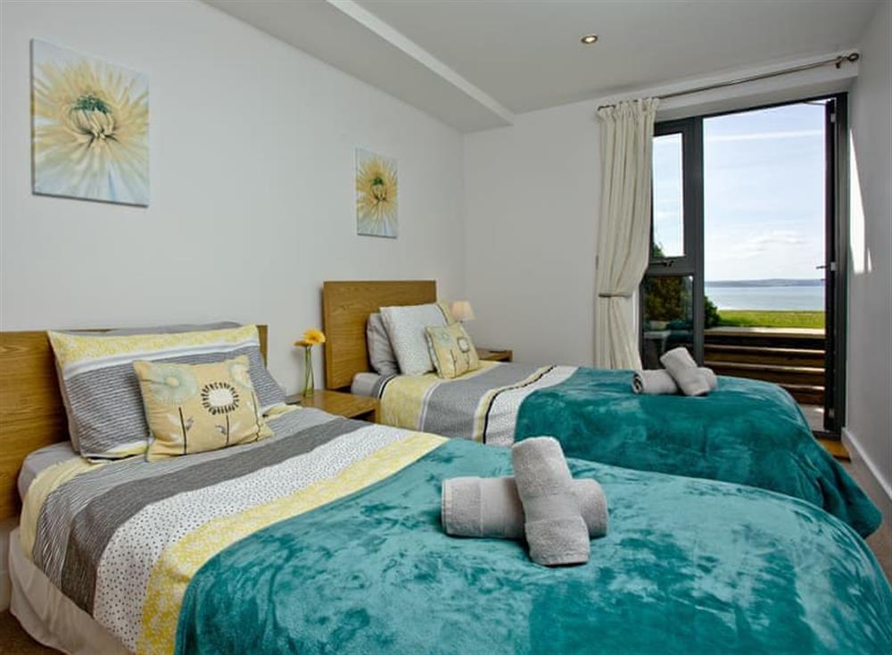 Twin bedroom at 4 Ocean Point in Saunton & Braunton, North Devon