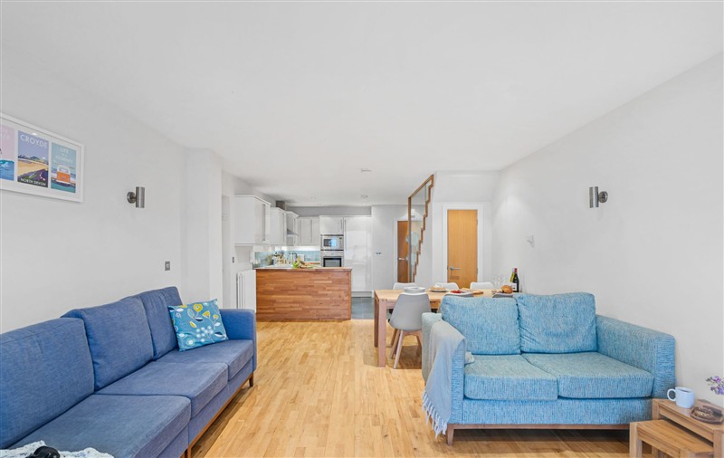 Relax in the living area at 4 Out Of The Blue, Devon