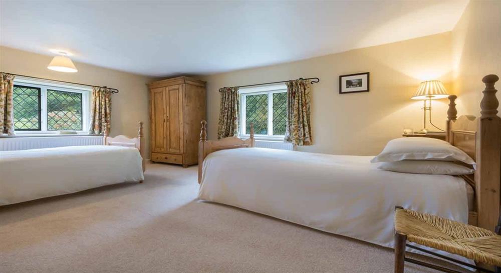 The twin bedroom at 4 Park Gates in Norwich, Norfolk