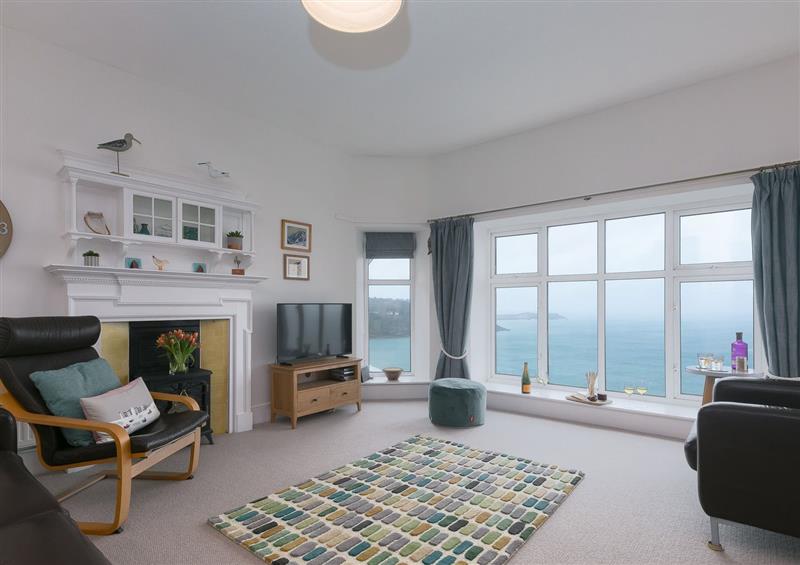 This is the living room at 4 Pentowan Court, Carbis Bay