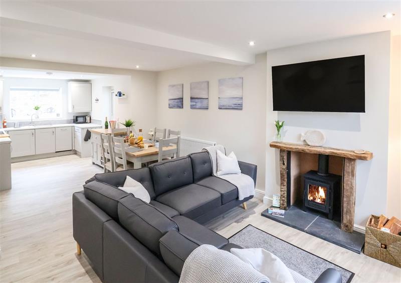 The living area at 4 Railway Terrace, Conwy