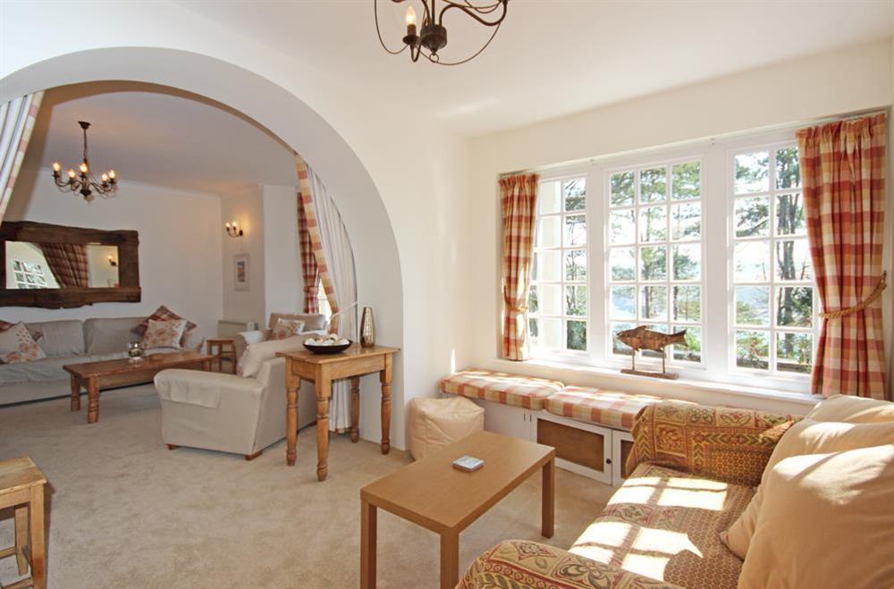 An attractive reception room with two distinct sitting areas. (photo 2) at 4 Ringrone in , Salcombe
