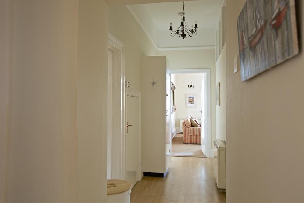 Hallway from the kitchen to living room at 4 Ringrone in , Salcombe