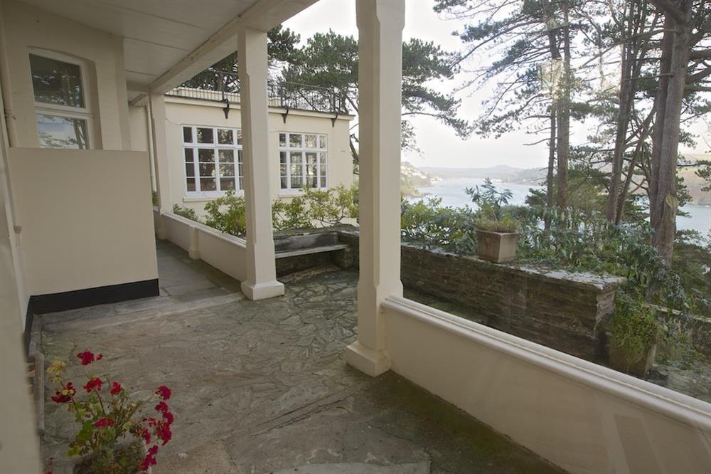Terrace area off the master bedroom. Perfect for morning sun at 4 Ringrone in , Salcombe