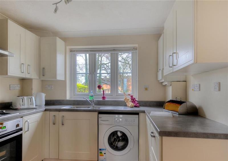 This is the kitchen at 4 Riverside Cottages, Charmouth