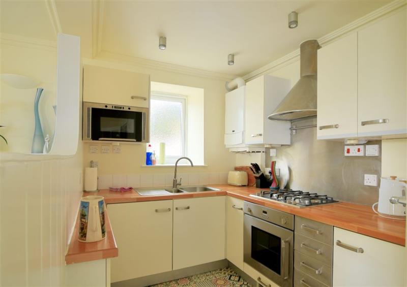 The kitchen at 4 St Michaels House, Lyme Regis