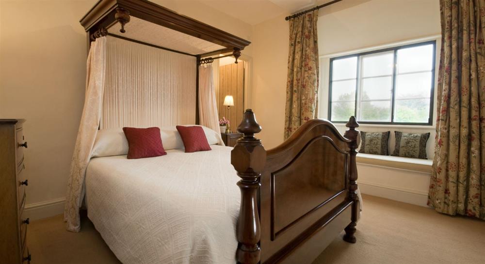One of the double bedrooms at 4 Stable Yard Cottage in Chesterfield, Derbyshire