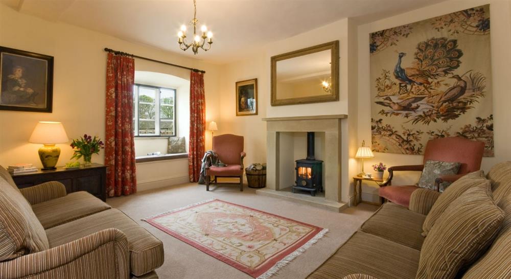 The sitting room at 4 Stable Yard Cottage in Chesterfield, Derbyshire