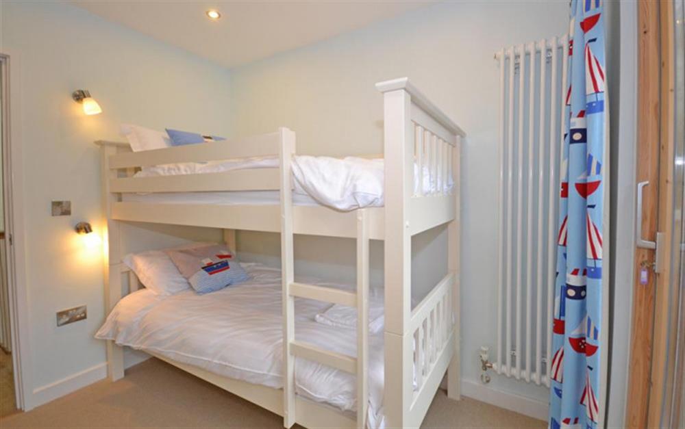 The third bedroom/bunk bedroom at 4 Talland in Talland Bay