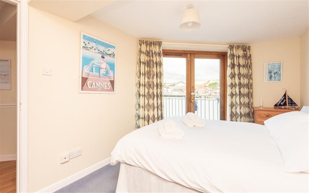 Another view of bedroom 1 at 4 Tappers Quay in Salcombe