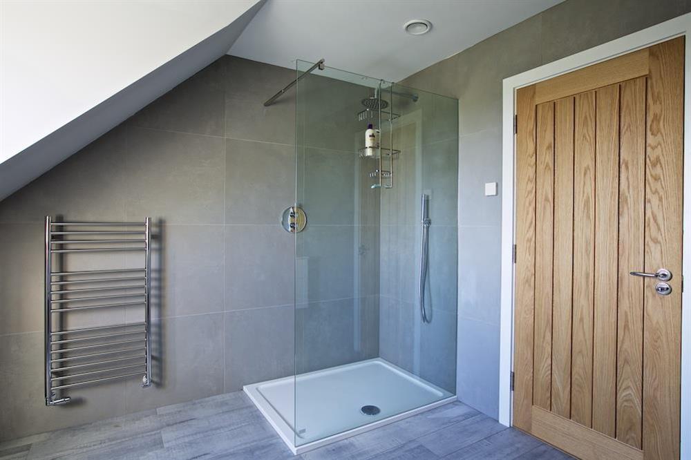 Family shower room on top floor at 4 The Drive, Hillfield Village in , Hillfield, Dartmouth