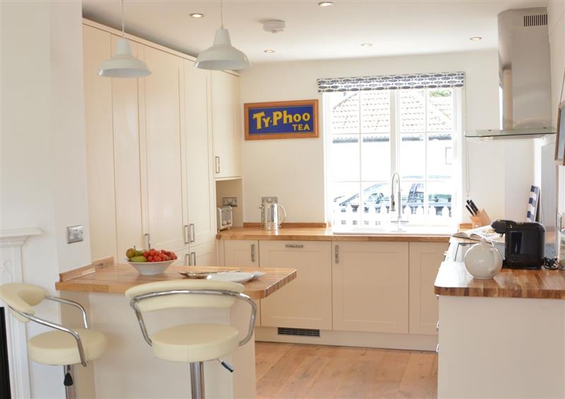 This is the kitchen at 4 The Dunes, Thorpeness, Thorpeness