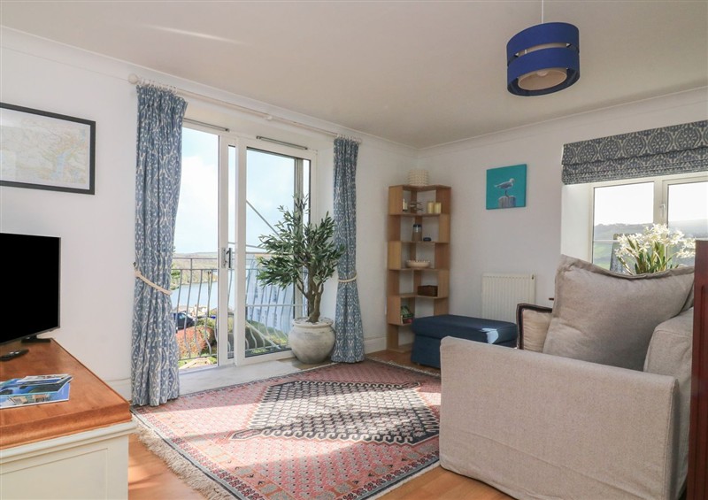 Enjoy the living room at 4 The Elms, Salcombe