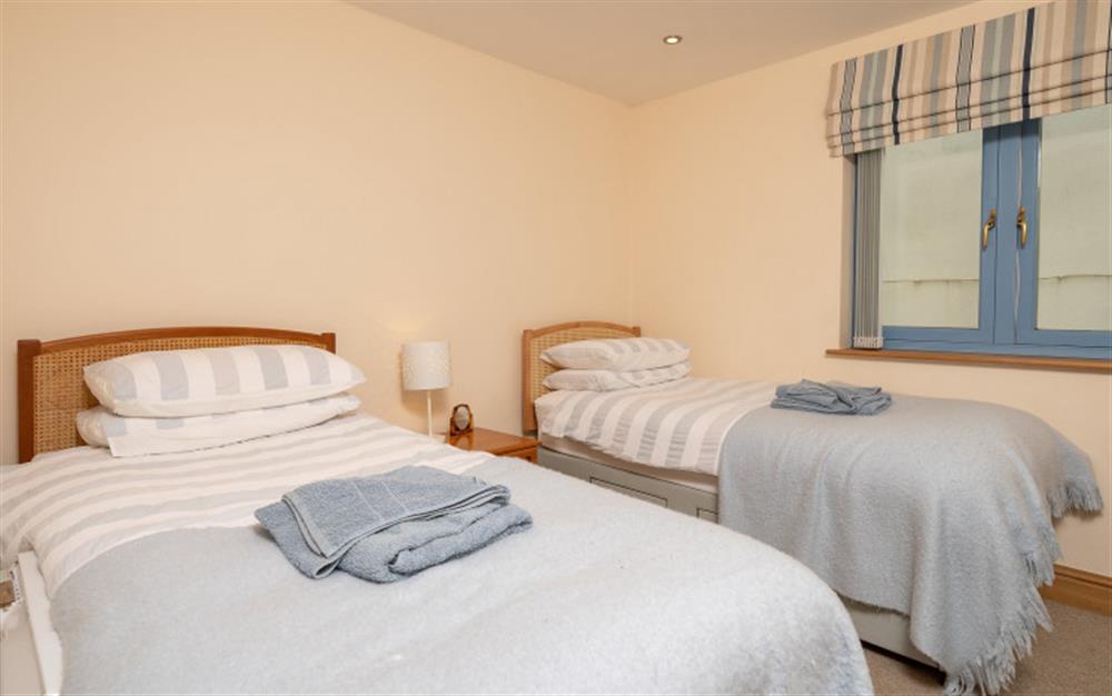 The twin bedroom at 4 The Malt in Kingsbridge