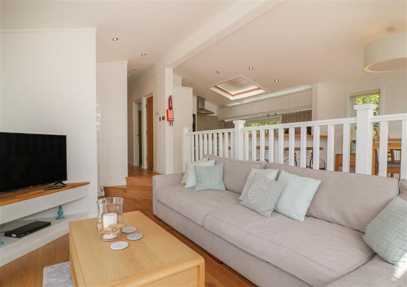 Relax in the living area at 4 Tree Tops, Lanreath