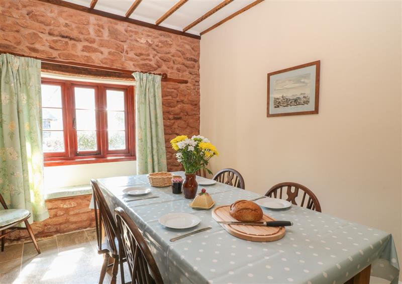 Dining room at 4 Victoria Terrace, Lydeard St. Lawrence near Bishops Lydeard