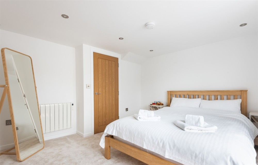 This is a bedroom at 40 Fore Street in Salcombe