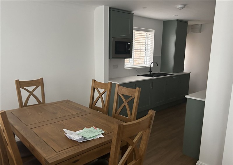 The dining room at 40 Gloddaeth View, Penrhyn Bay