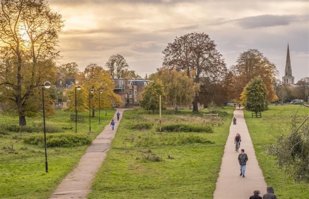 Midsummer Common is a popular haunt for Cambridge residents.