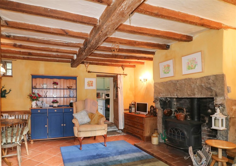 The living area at 40 Water Lane, Cromford