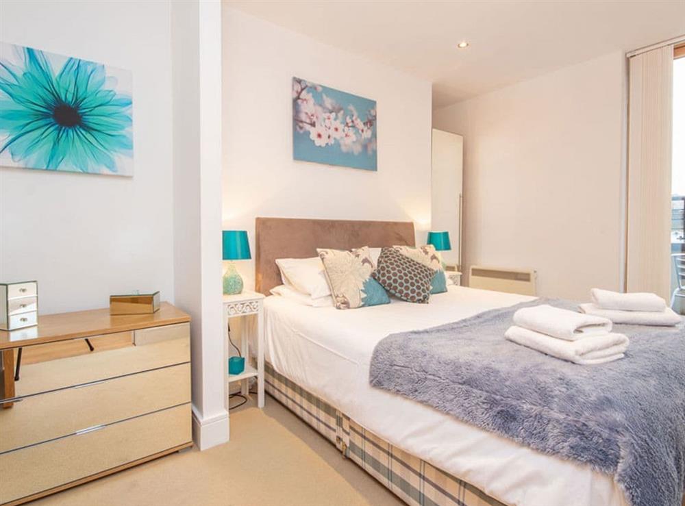 Double bedroom at 404 By the Bridge Apartment in Inverness, near Inverness, Inverness-Shire