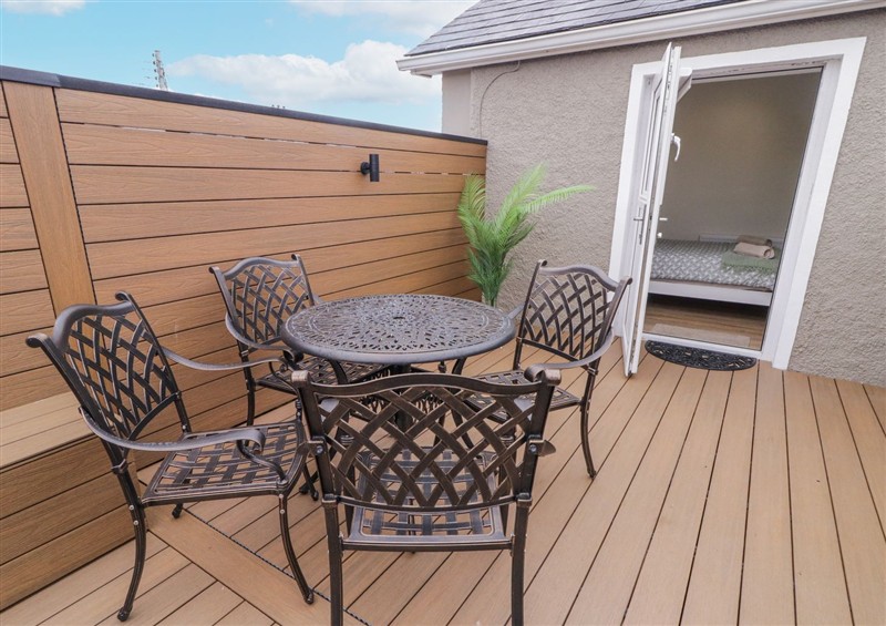 The patio at 41 Church view, Portstewart