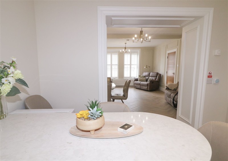 This is the dining room at 41 Church view, Portstewart