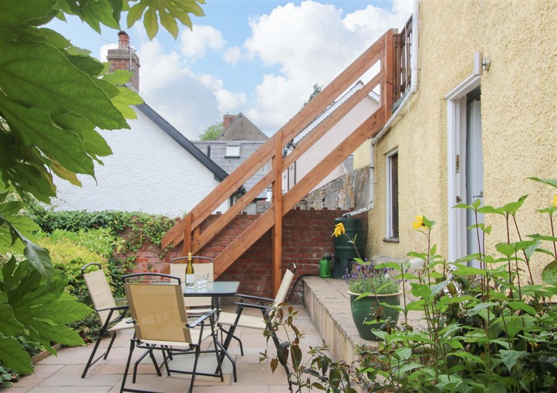 The garden in 41 High Street at 41 High Street, Bishops Castle