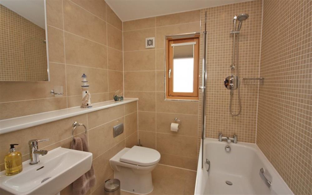 This is the bathroom at 41 Talland Bay in Talland Bay