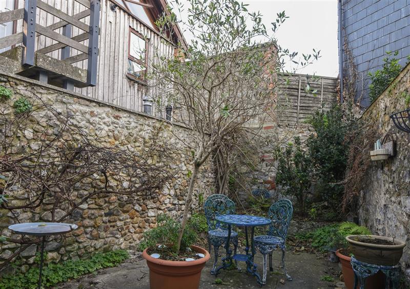 The garden in 42 Coombe Street at 42 Coombe Street, Lyme Regis