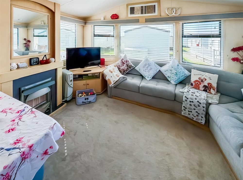 Open plan living space at 42 Golden Sands in Towyn, Clwyd