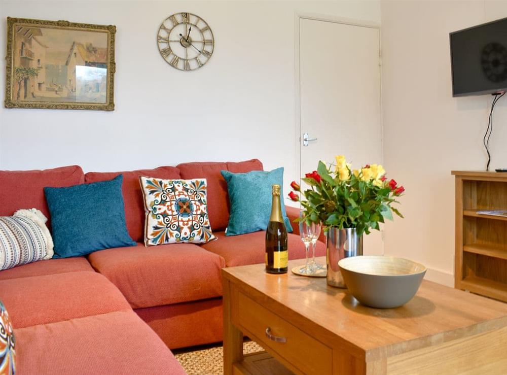Comfy living area at 42 Gurnard Pines in Gurnard, near Cowes, Isle of Wight