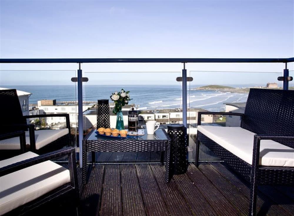 Balcony at 42 Ocean 1 in , Newquay