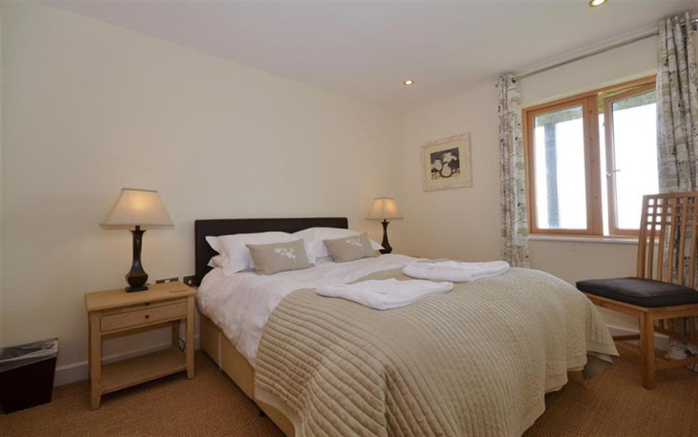 The double bedroom at 42 Talland in Talland Bay