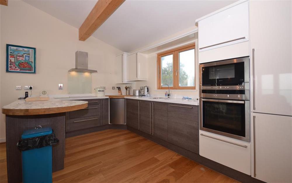 The modern, well-equipped kitchen at 42 Talland in Talland Bay