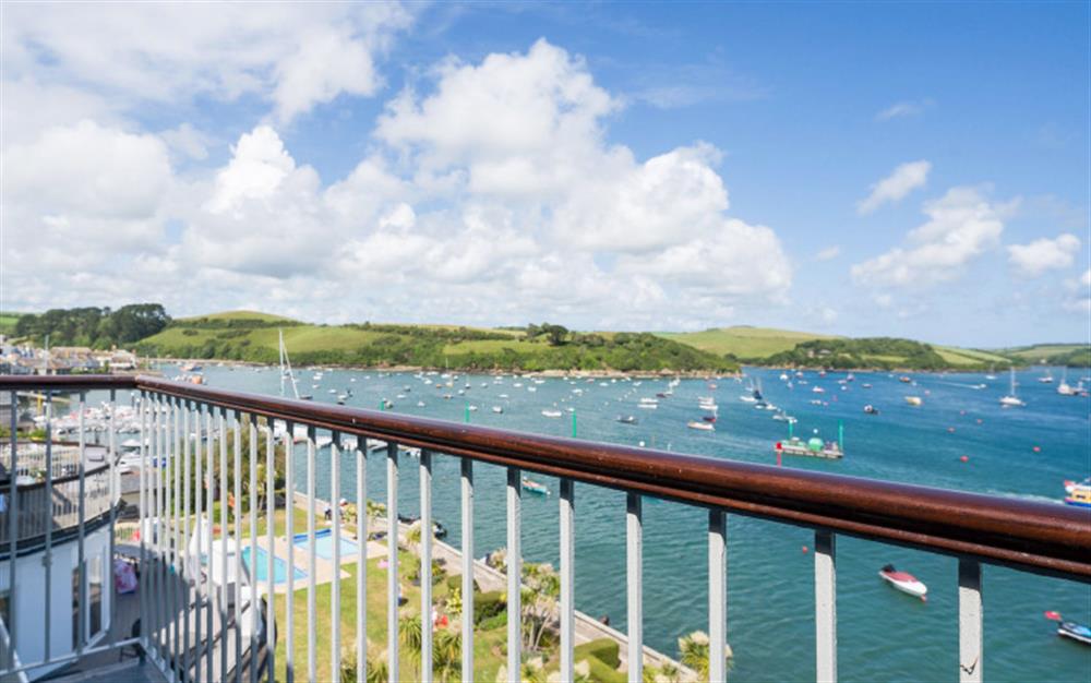 The view from the balcony at 43 The Salcombe in Salcombe