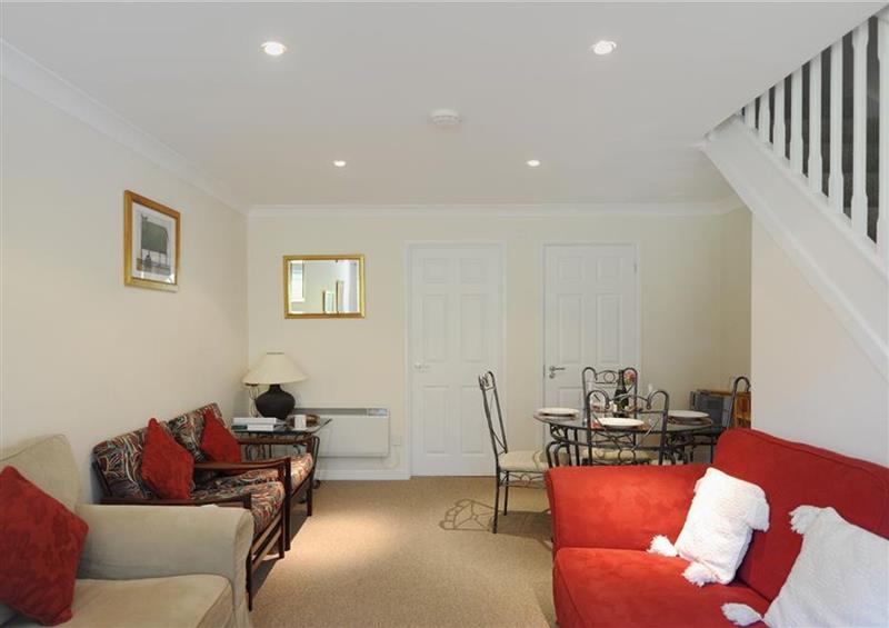The living room at 44 Fernhill Heights, Charmouth