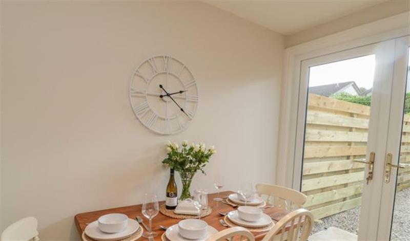 The dining area at 46 Castle Street, Norham