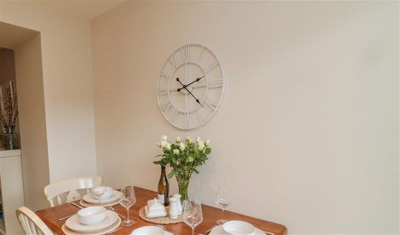 The dining room at 46 Castle Street, Norham