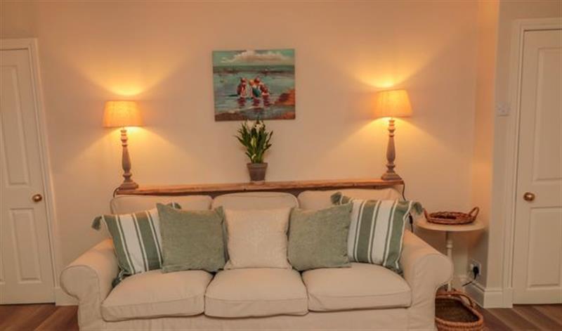The living room at 46 Castle Street, Norham