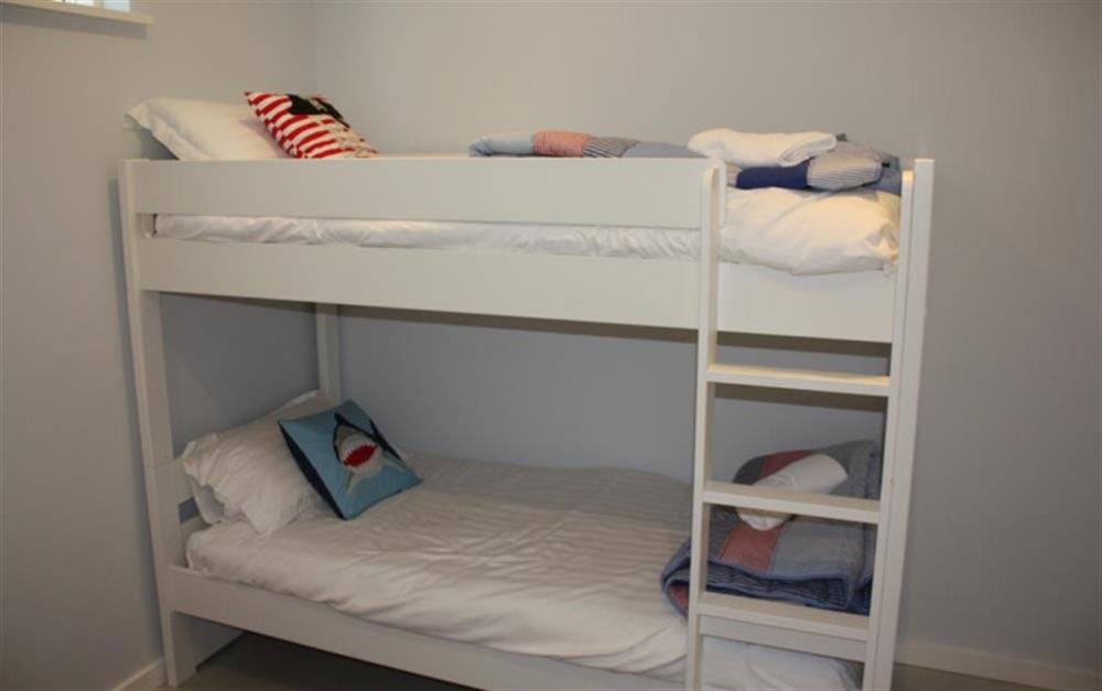Fourth bedroom with childrens bunk beds at 46 Talland in Looe