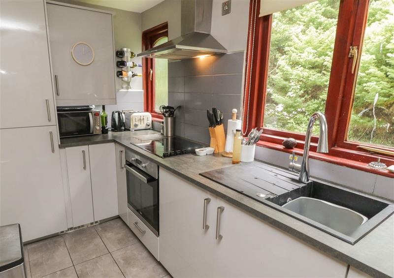 The kitchen at 46 Trevithick Court, Hayle