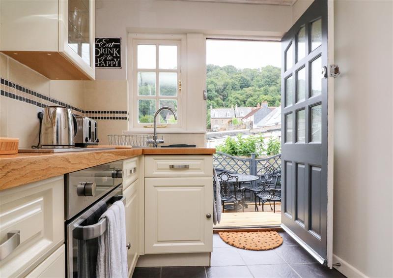 The kitchen at 47A Lee Road, Lynton