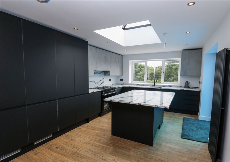 The kitchen at 489 New Hey Road, Huddersfield