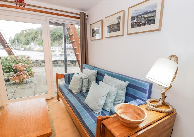 Relax in the living area at 48A South Snowdon Wharf, Porthmadog