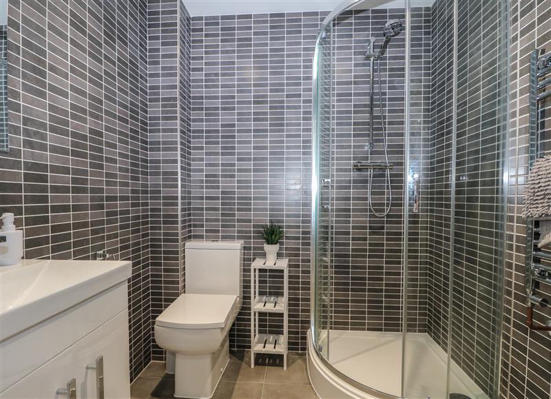 Bathroom at 4A One Bed Apartment with patio and private entrance, Seaford