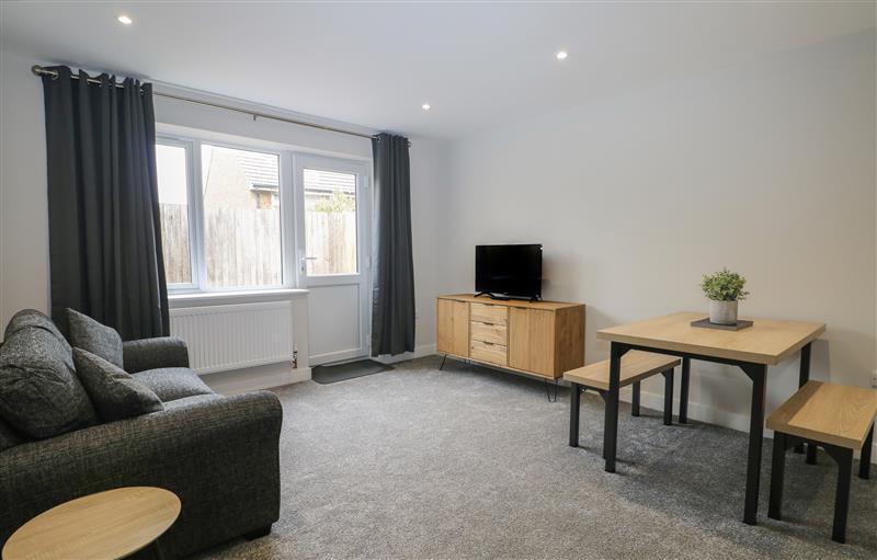 The living area at 4A One Bed Apartment with patio and private entrance, Seaford